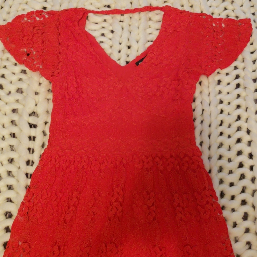 Bebe crochet dress